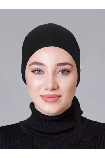 Siyah Tülbent Kaymayan (KAYMAZ) Bone