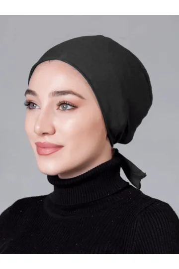 Antrasit Dikişsiz Kaymayan Bone (Likralı)