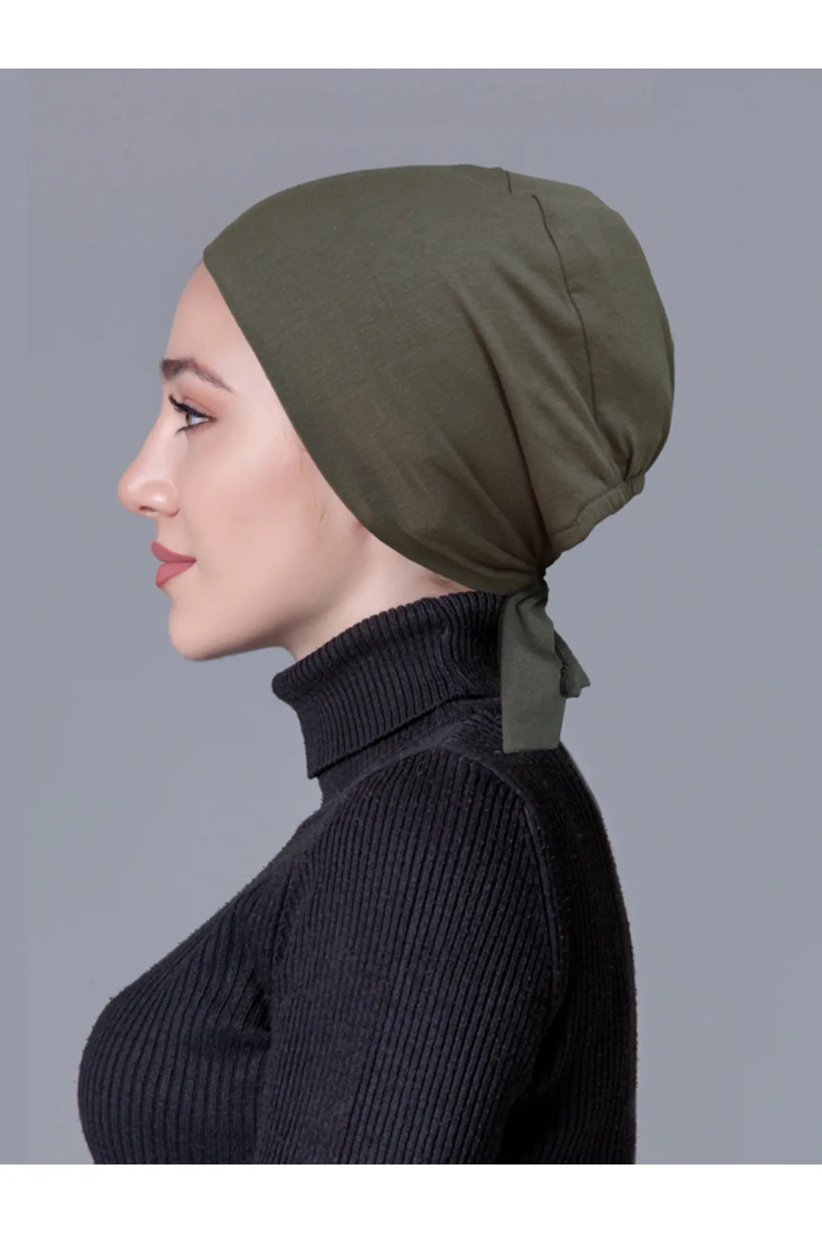 Haki Likralı Kaymayan Bone