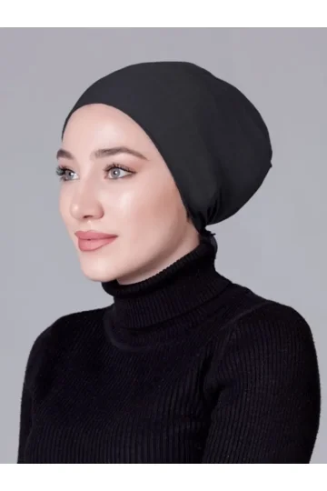 Koyu Gri Dikişsiz Kaymayan Bone