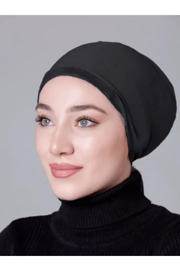 Koyu Gri Dikişsiz Kaymayan Bone