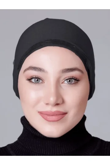 Koyu Gri Dikişsiz Kaymayan Bone