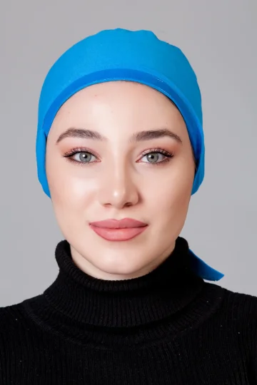 Mavi Dikişsiz Kaymayan Bone