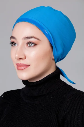 Mavi Dikişsiz Kaymayan Bone